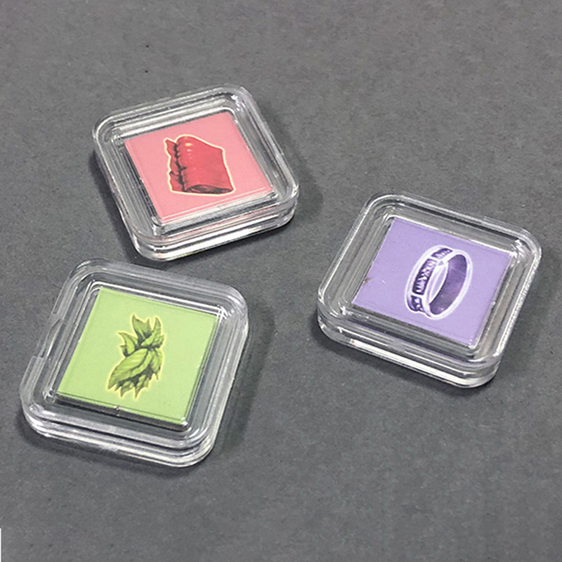 Board Game Economy - 10 contenitori protettivi quadrati in plastica