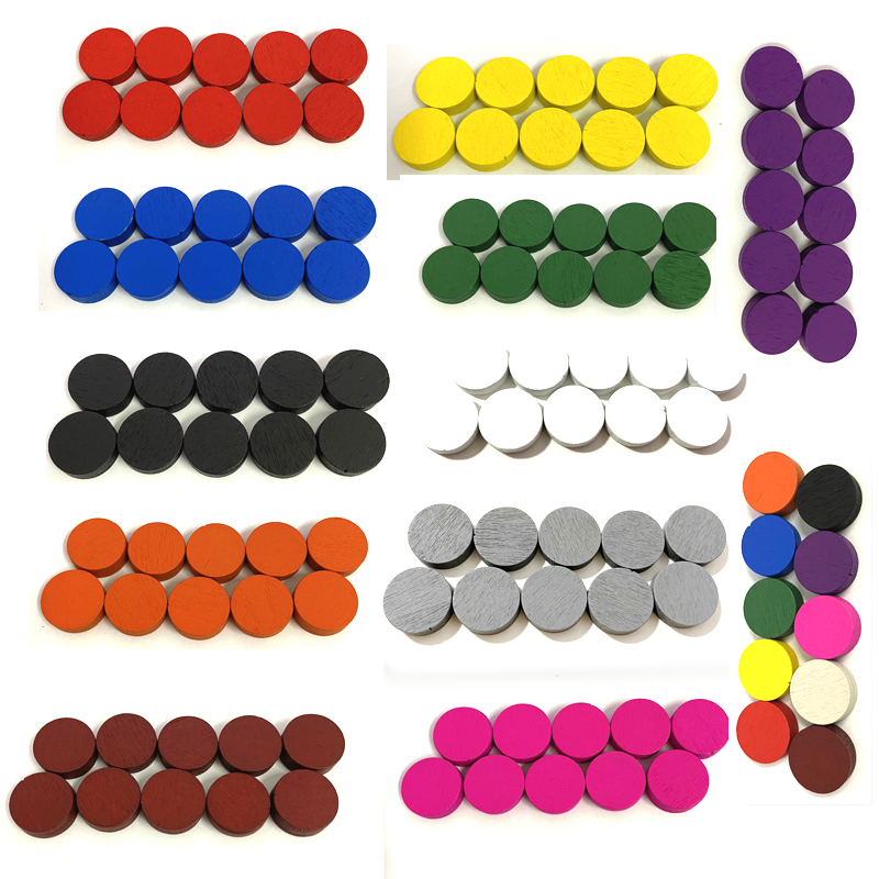 Board Game Economy - 100 pezzi Diametro 15*5MM Pezzi di