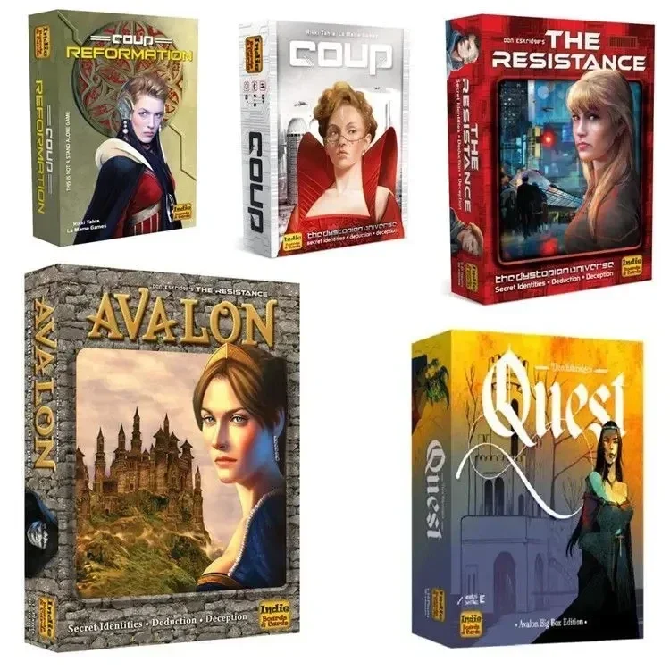 Board Game Avalon - Gioco da tavolo The Resistance Avalon