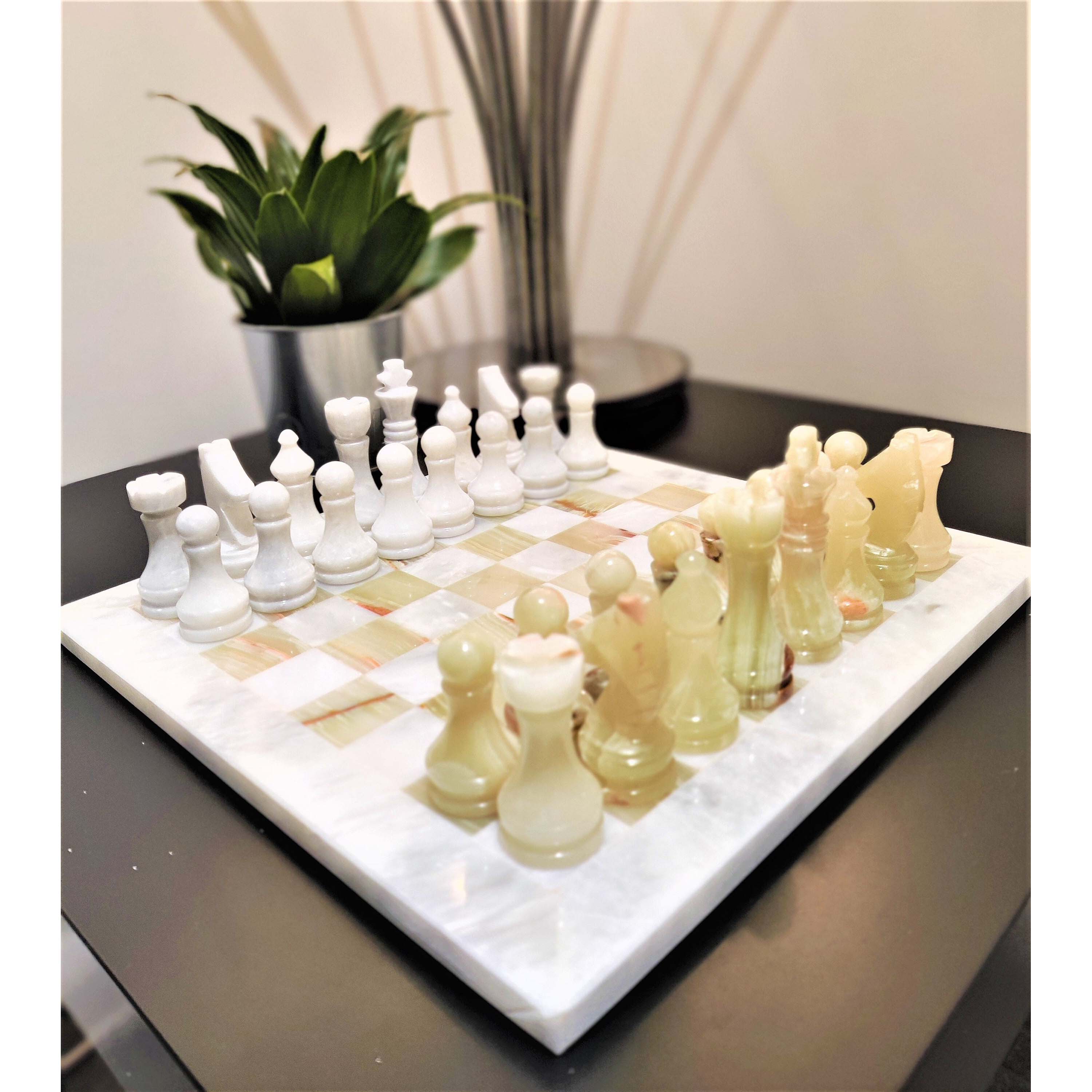 Board Game Yearbook - Popolare Set di Scacchi in Marmo