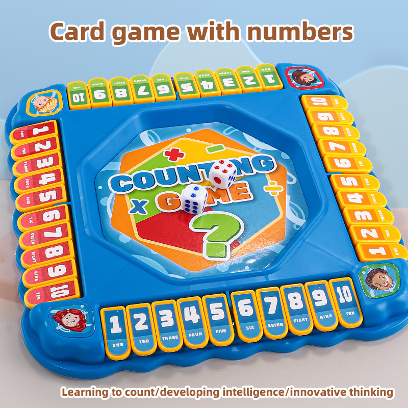 Board Game Flip 7 - KNYYSECQ Giochi di matematica per bambini,