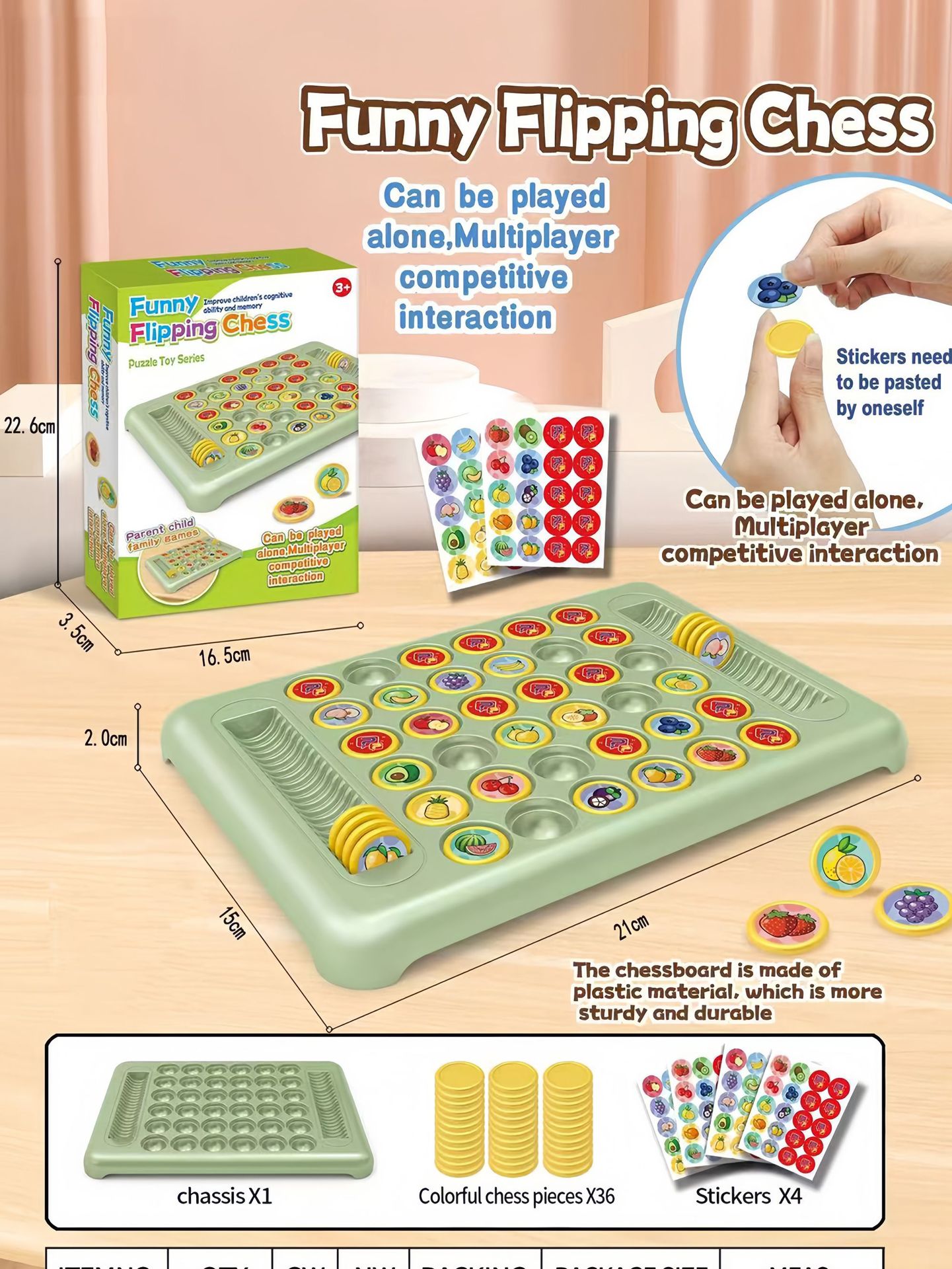 Gioco da Tavolo di Scacchi Int - Board Game Flip 7 recensione e prezzo