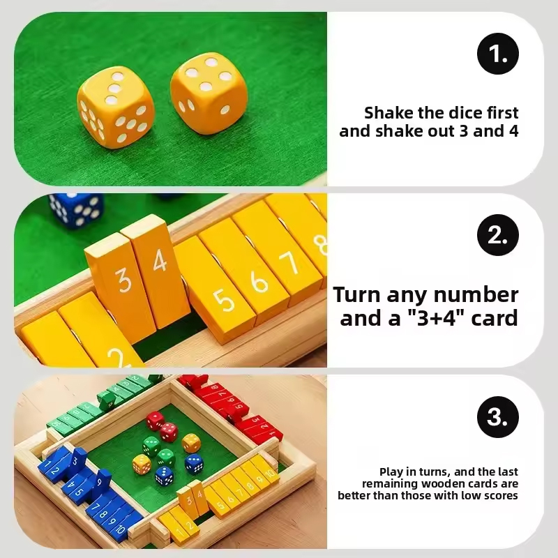Gioco da Tavolo in Legno con D - Board Game Flip 7 recensione e prezzo
